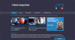 Desktop Screenshot of cmusicvending.com